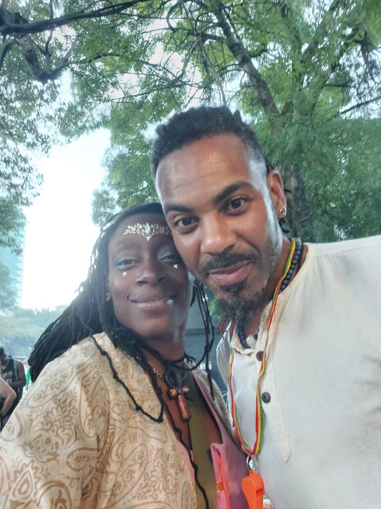 Two souls in rhythm — Carnival weaving kinship through a single smile