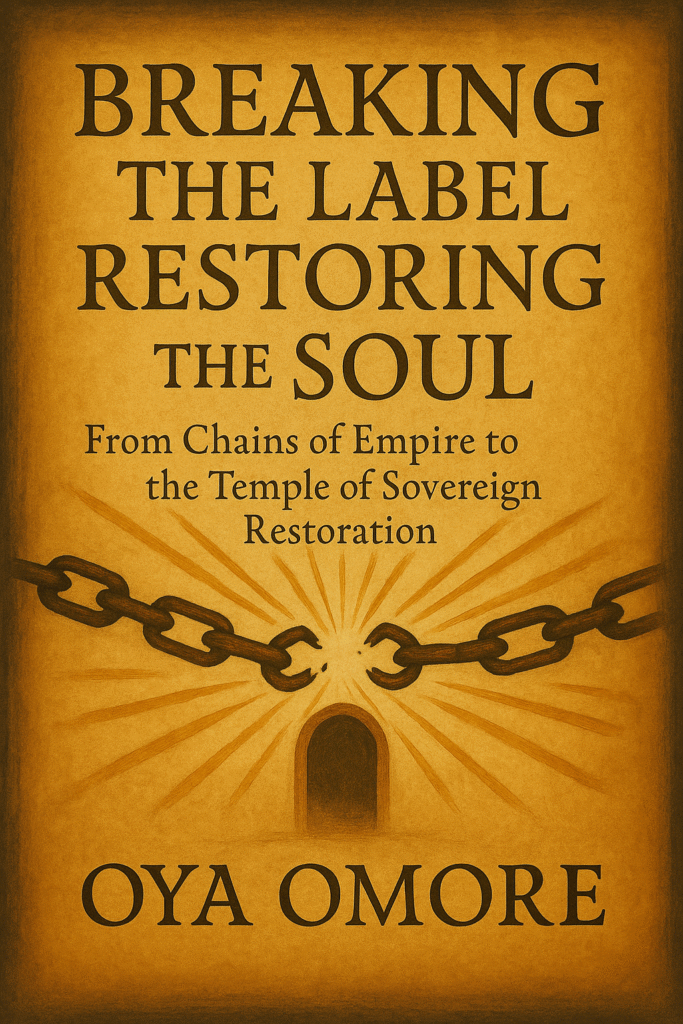 Breaking the label restoring the soul ebook cover