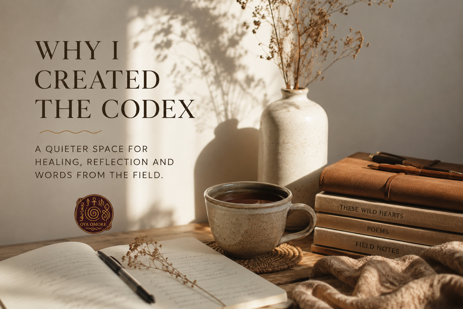 Why I created the codex