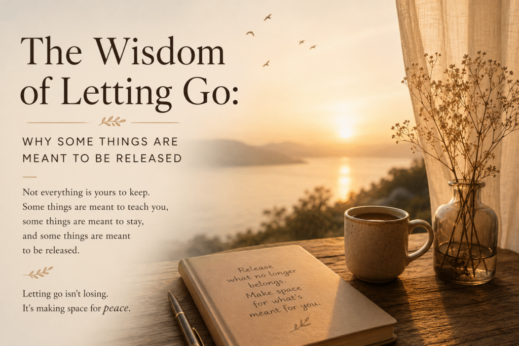 letting go