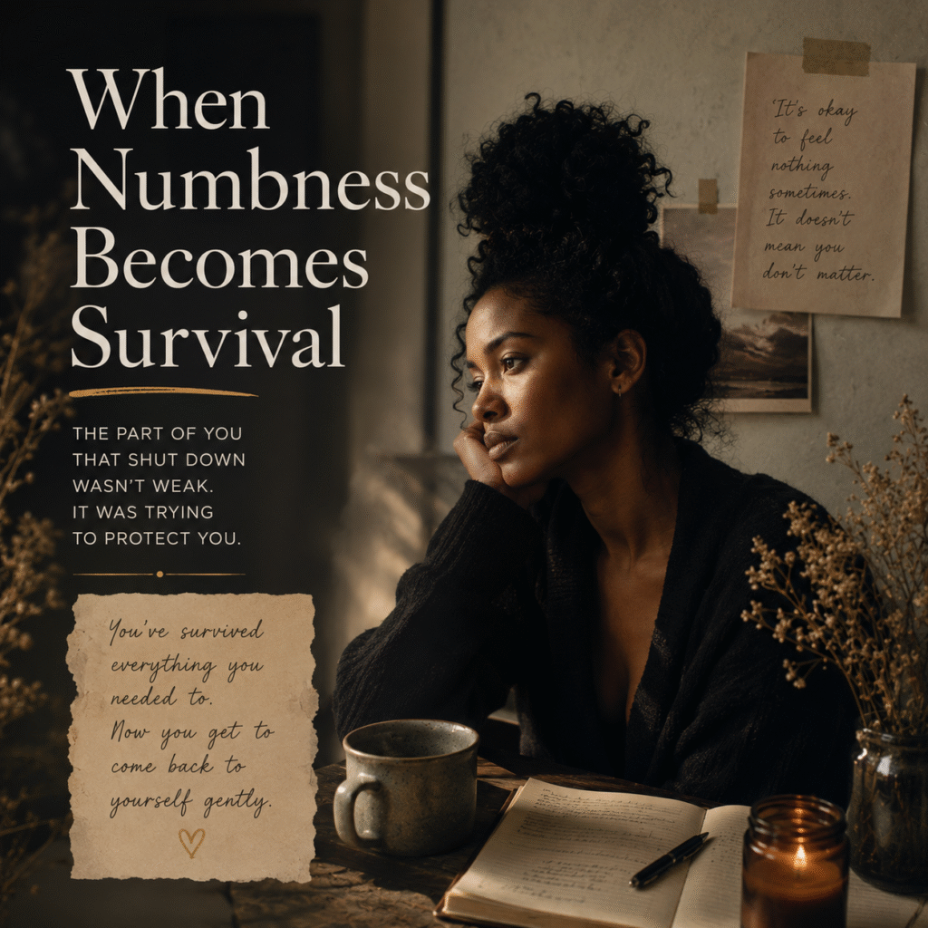when numbness becomes survival
