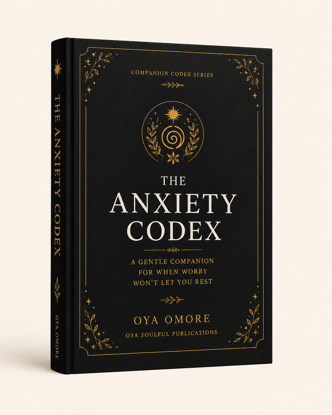 The Anxiety Codex The Anxiety Codex book mockup