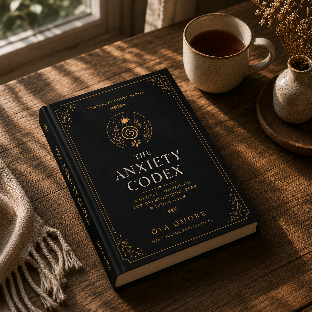 The Anxiety Codex The Anxiety Codex on a sunlit table