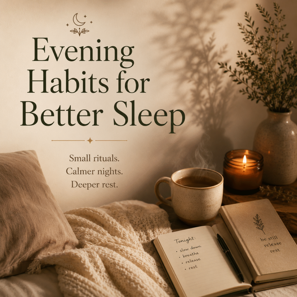 evening habits for better sleep