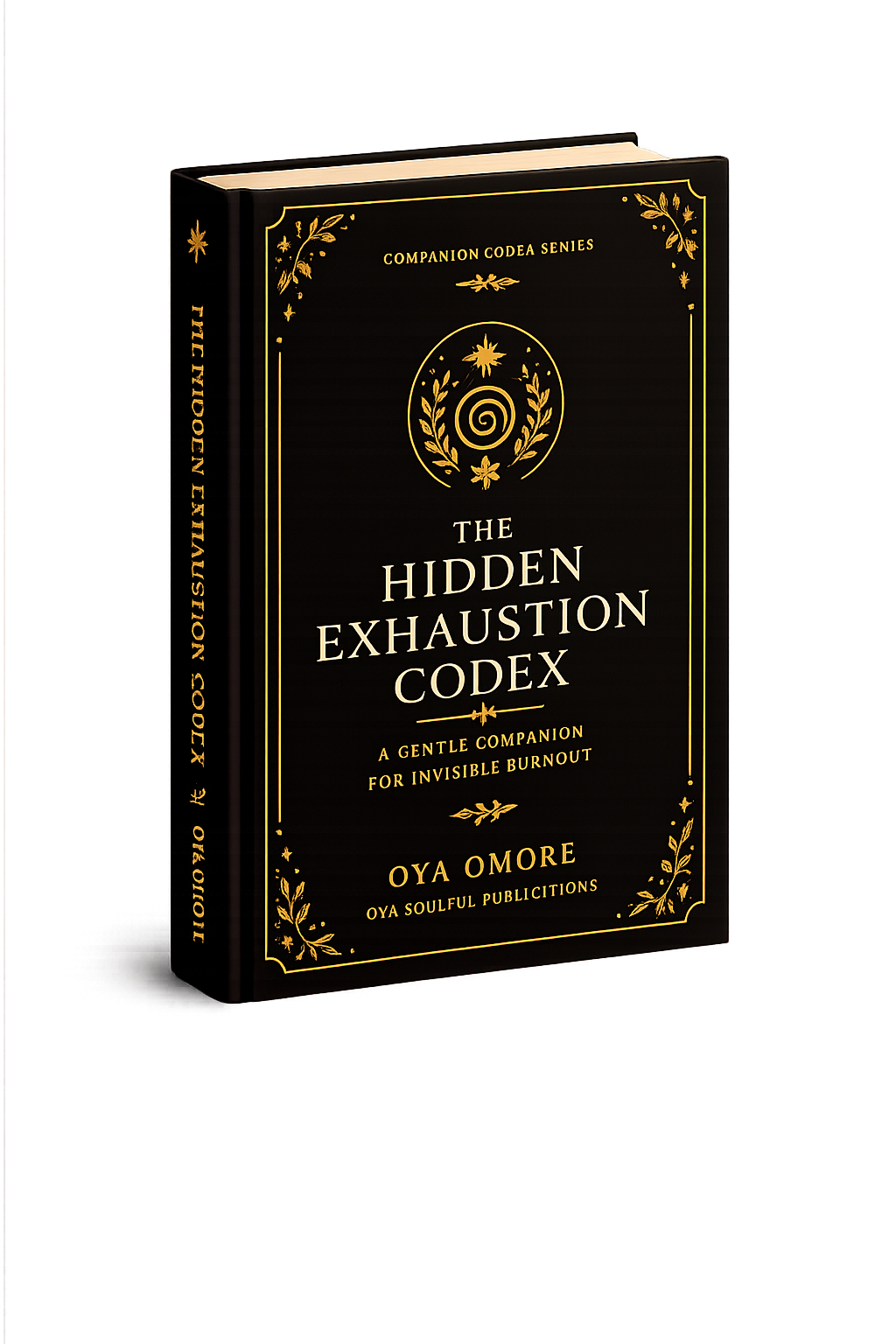 The Hidden Exhaustion Codex book mockup