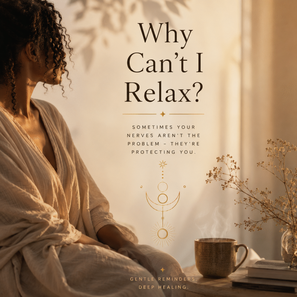 why can't I relax